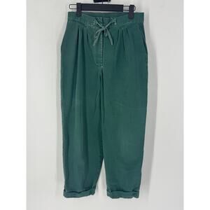 Filly Green High Waisted Draw String Pants